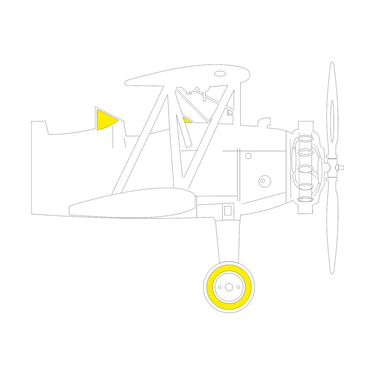 PT-13 Kaydet 1/32 for RODEN - Eduard Accessories JX274