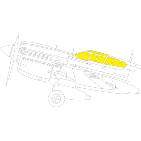 P-40M TFace 1/32 for TRUMPETER, 1/32 - Eduard Accessories JX276