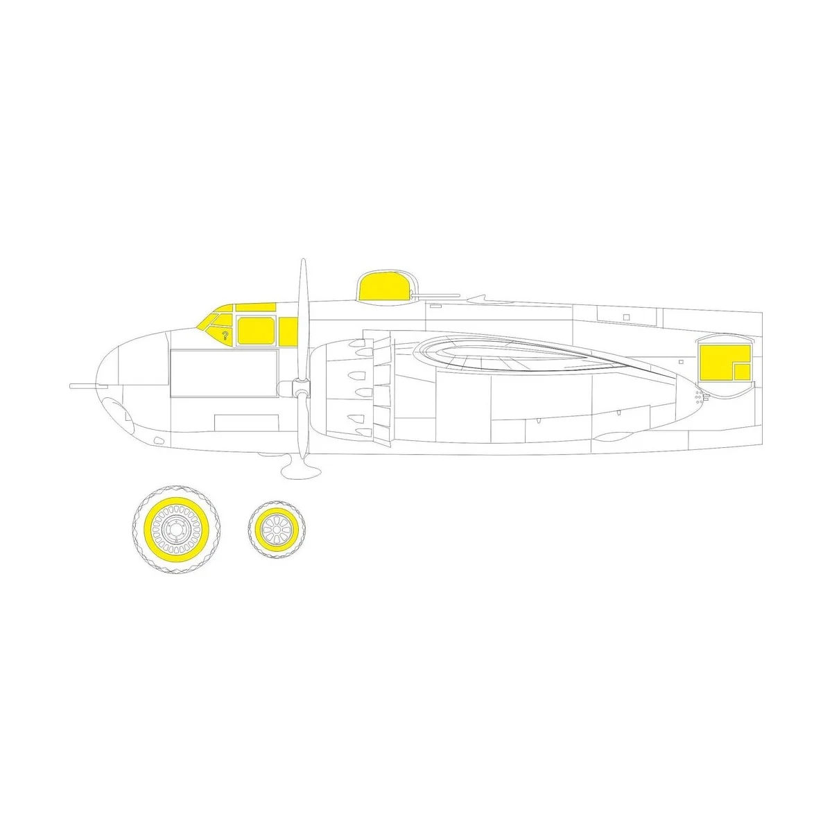 B-25H TFace for HKM - Eduard Accessories JX288