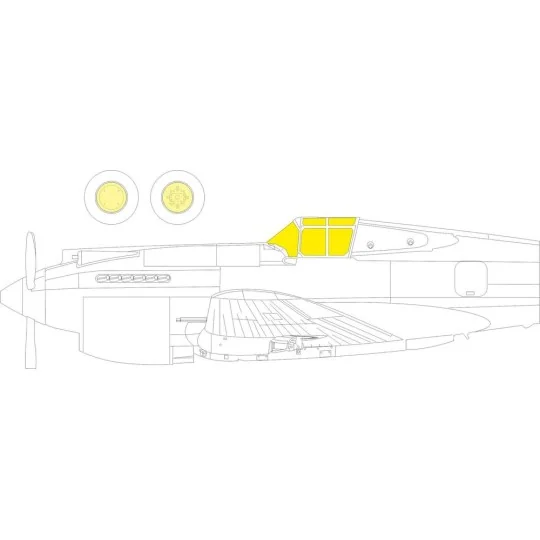 Hawk 81-A2 for GREAT WALL HOBBY, 1/32 - Eduard Accessories JX289