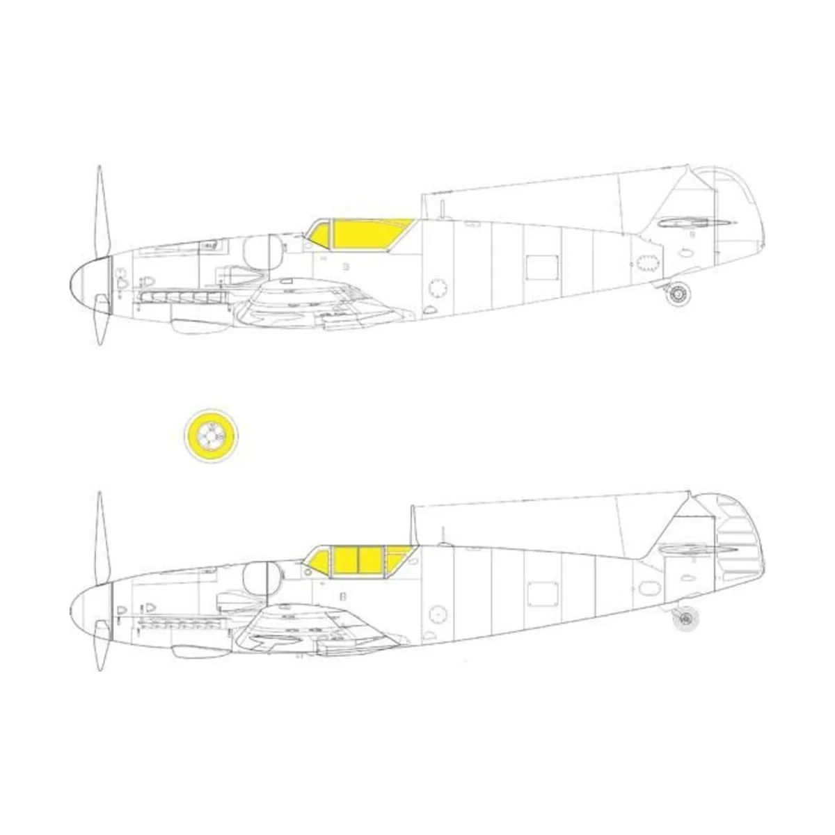Bf 109G-6 - Eduard Accessories JX291