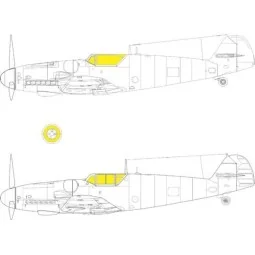 Bf 109G-6 TFace - Eduard Accessories JX292