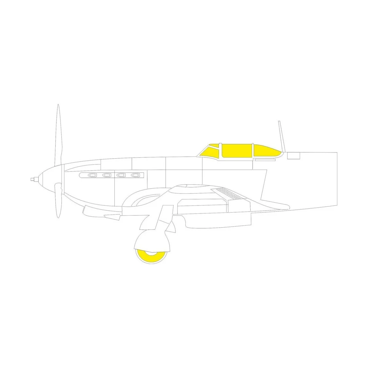 Yak-9T - Eduard Accessories JX293