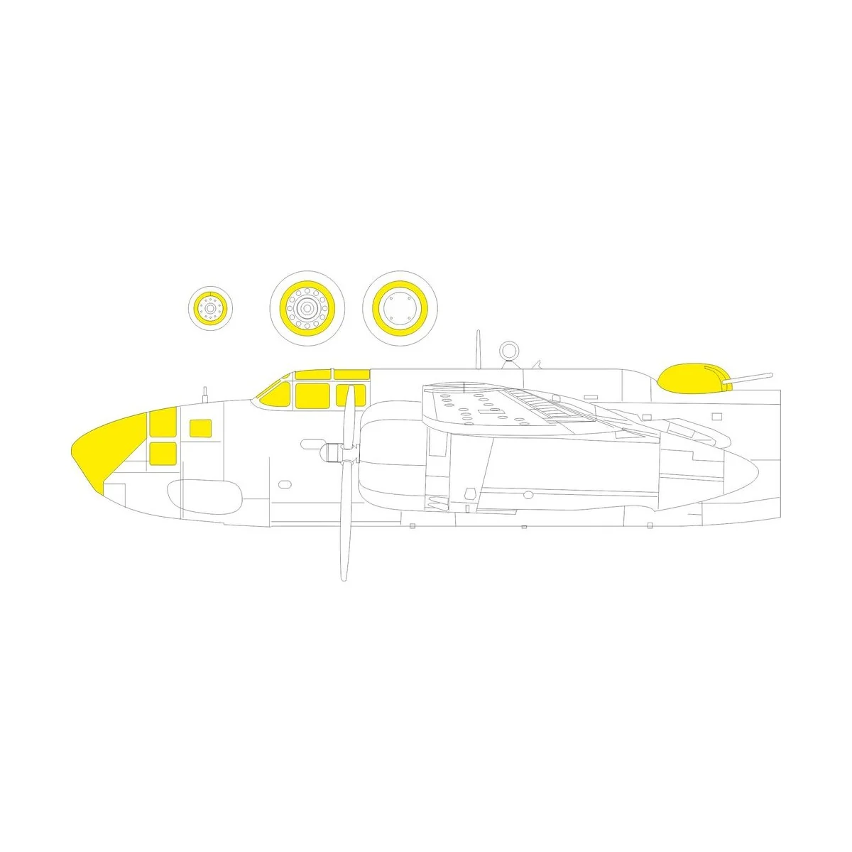 A-20J/K HKM, 1/32 - Eduard Accessories JX324 A-20J/K HKM, 1/32 - Eduard Accessories JX324