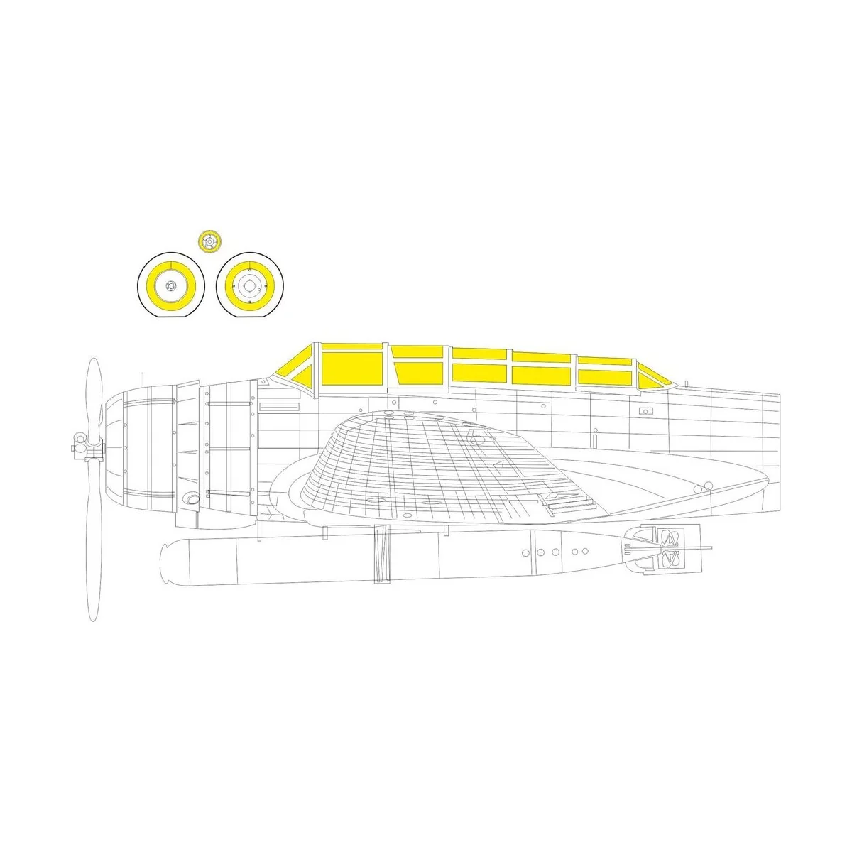 B5N2 TFace BORDER MODEL - Eduard Accessories JX326