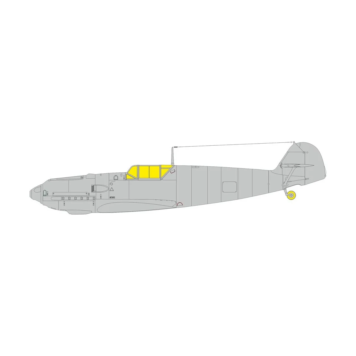 Bf 109F-4 HOBBY 2000 / HASEGAWA - Eduard Accessories JX332