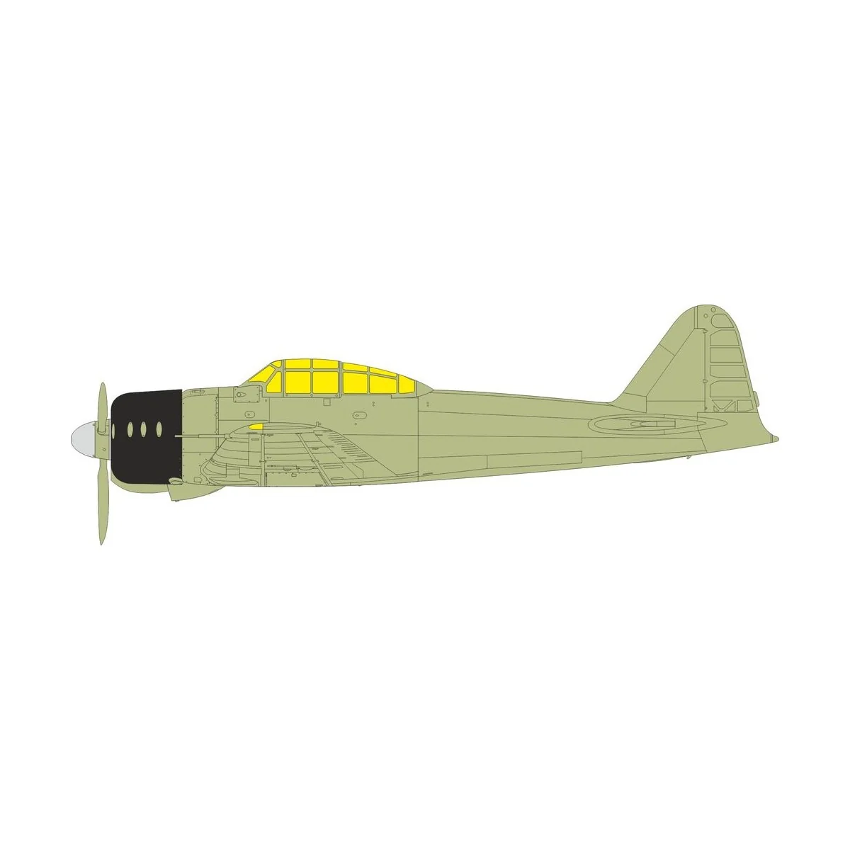 A6M2 Zero TFace TAMIYA - Eduard Accessories JX334