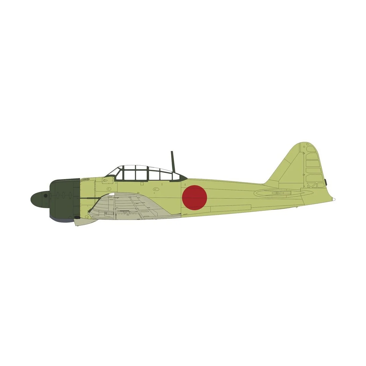 A6M2 Zero national marking TAMIYA - Eduard Accessories JX335