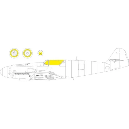 Bf 109K-4 TFace 1/32 for Kotare, 1/32 - Eduard Accessories JX340