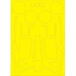 Typhoon Mk.Ib Car Door for Airfix, 1/24 - Eduard Accessories LX002