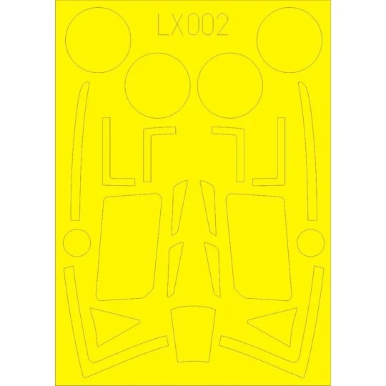 Typhoon Mk.Ib Car Door for Airfix, 1/24 - Eduard Accessories LX002 Typhoon Mk.Ib Car Door for Airfix, 1/24 - Eduard Accessories LX002