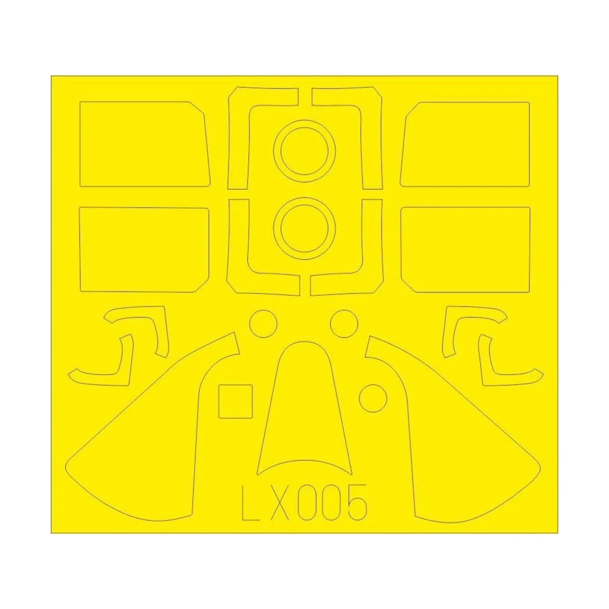 F6F-5 for Airfix, 1/24 - Eduard Accessories LX005