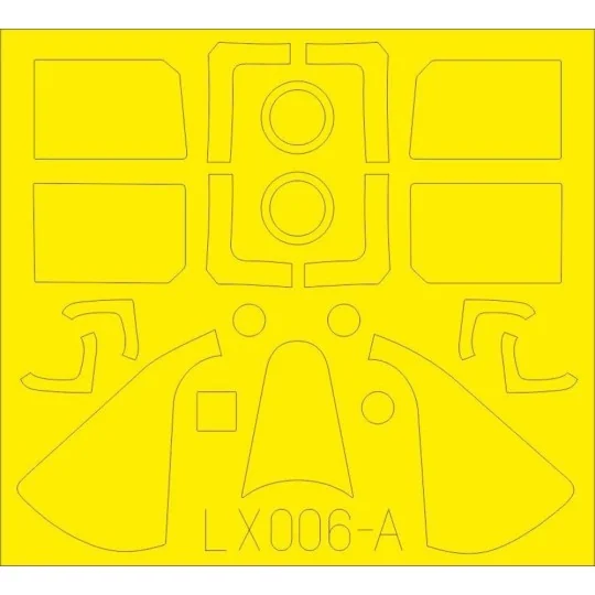 F6F-5 TFace for Airfix, 1/24 - Eduard Accessories LX006