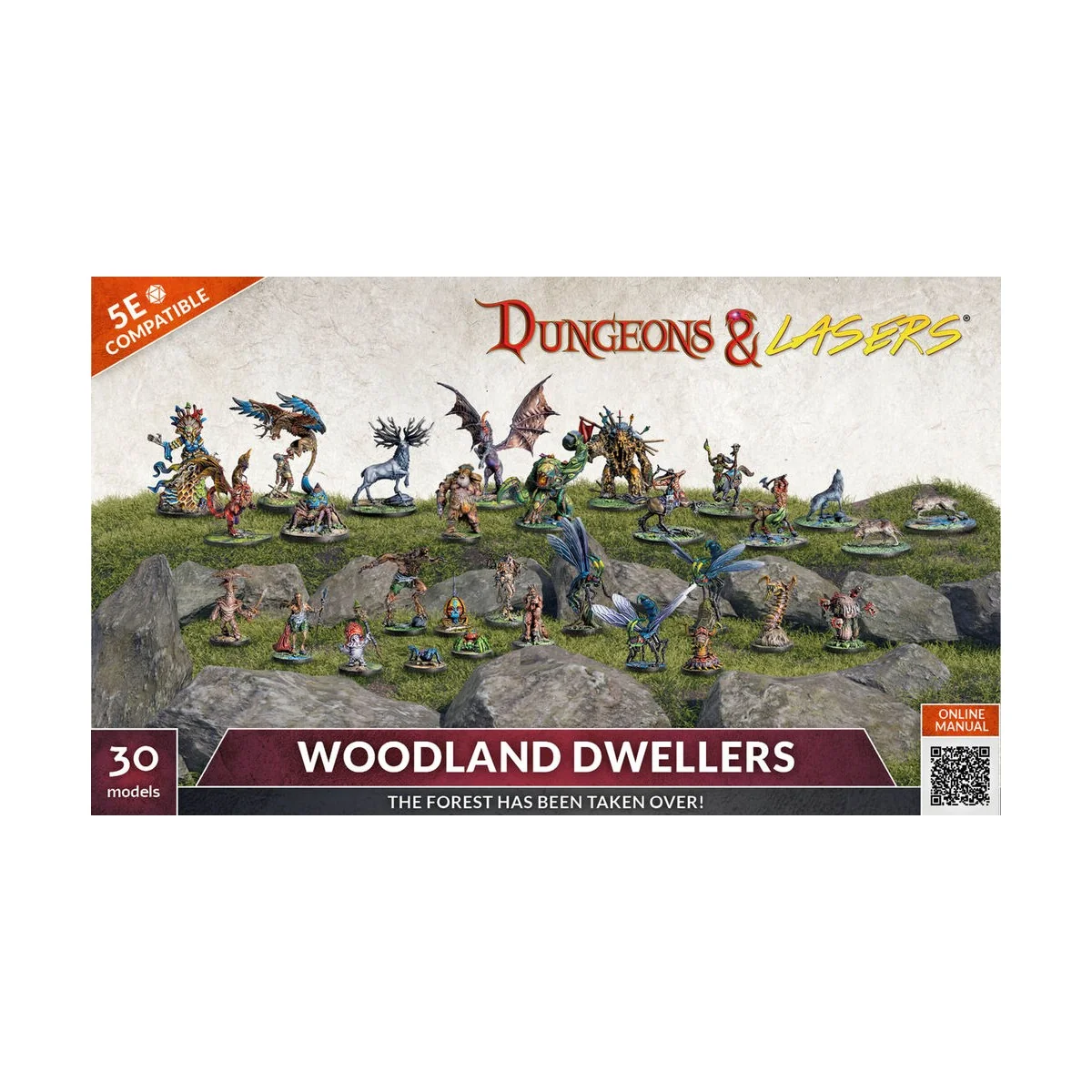 Dungeons & Lasers Miniatures: WOODLAND DWELLERS - Archon Studio DNL...