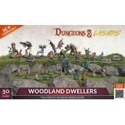 Dungeons & Lasers Miniatures: WOODLAND DWELLERS - Archon Studio DNL...