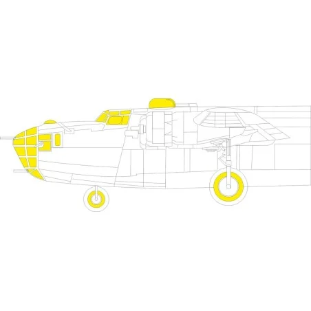 B-24D TFace HOBBY BOSS, 1/48 - Eduard Accessories EX1102