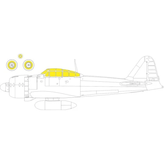 A6M5 Zero TFace FINE MOLDS, 1/48 - Eduard Accessories EX1105