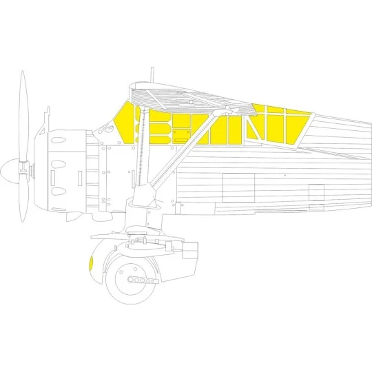 Lysander Mk.I/III TFace AIRFIX, 1/48 - Eduard Accessories EX1109