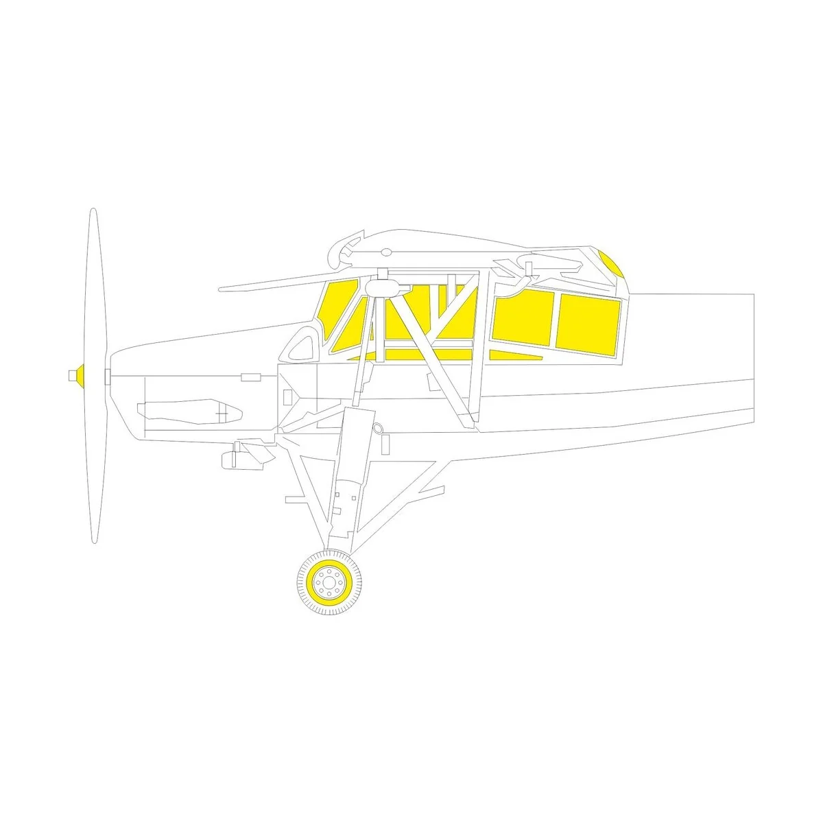 Fi 156C TFace TAMIYA, 1/48 - Eduard Accessories EX1123