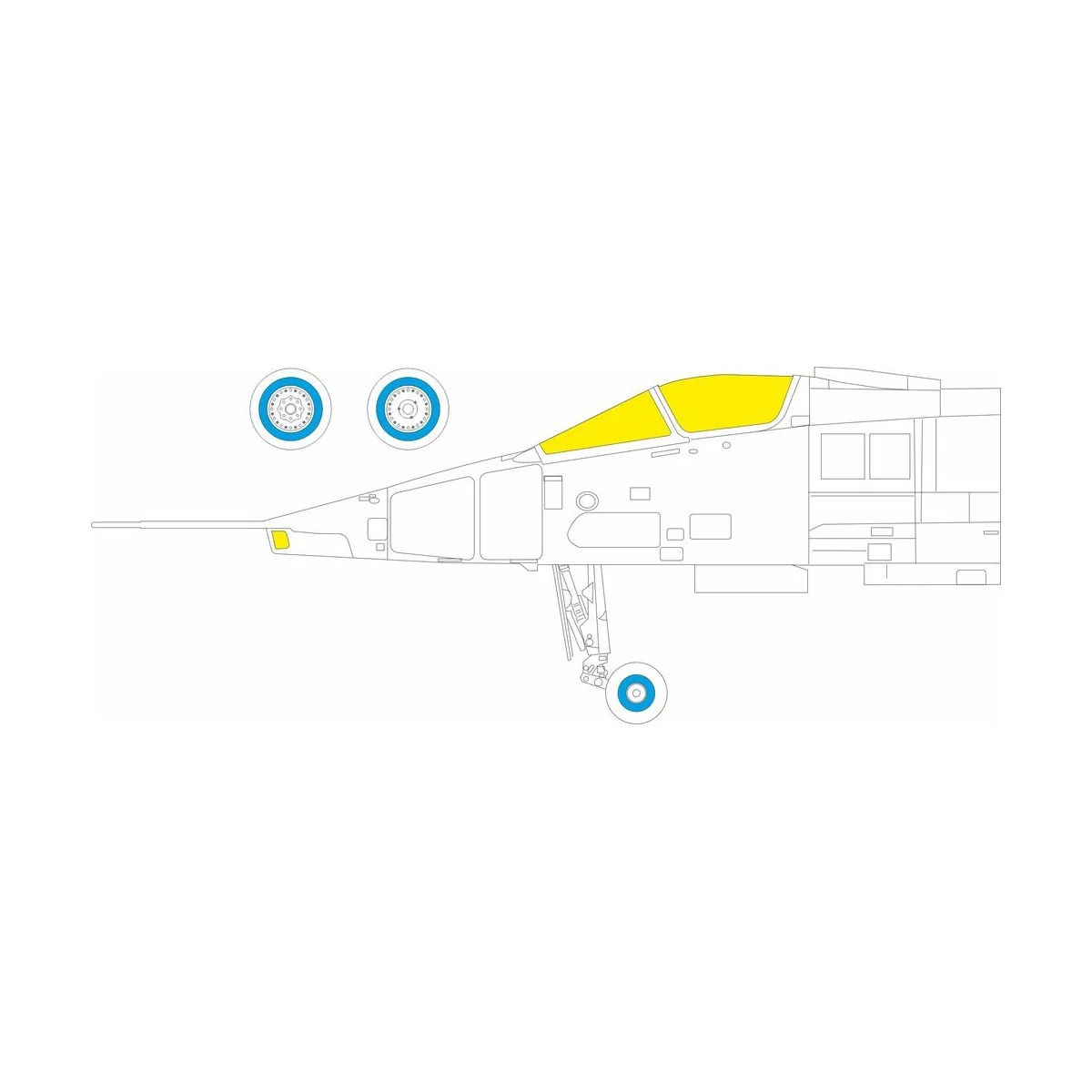 Jaguar GR.1 / GR.1A AIRFIX - Eduard Accessories EX1128