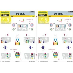 Do 217K ICM, 1/48 - Eduard Accessories EX1131