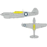 P-40N US national insignia EDUARD, 1/48 - Eduard Accessories EX1134