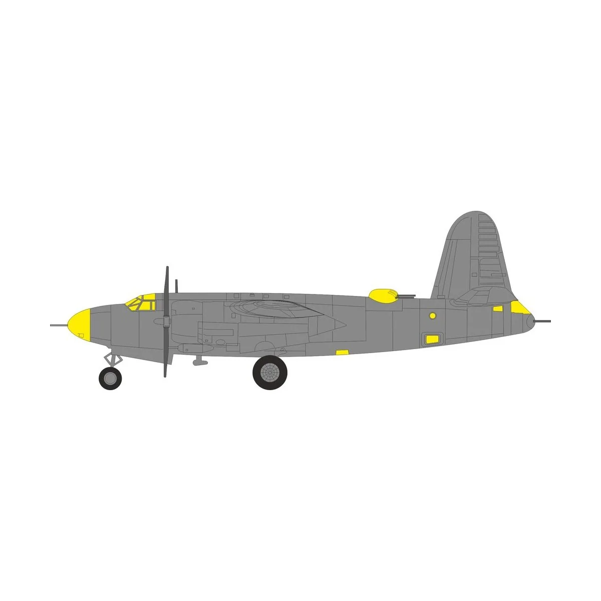 B-26F Marauder ICM, 1/48 - Eduard Accessories EX1136