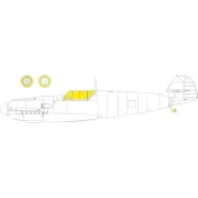 Bf 109E-4/7 TFace TAMIYA, 1/48 - Eduard Accessories EX1141