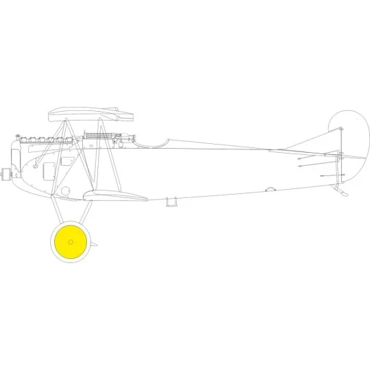 Fokker D.VIIF 1/48 EDUARD, 1/48 - Eduard Accessories EX1008
