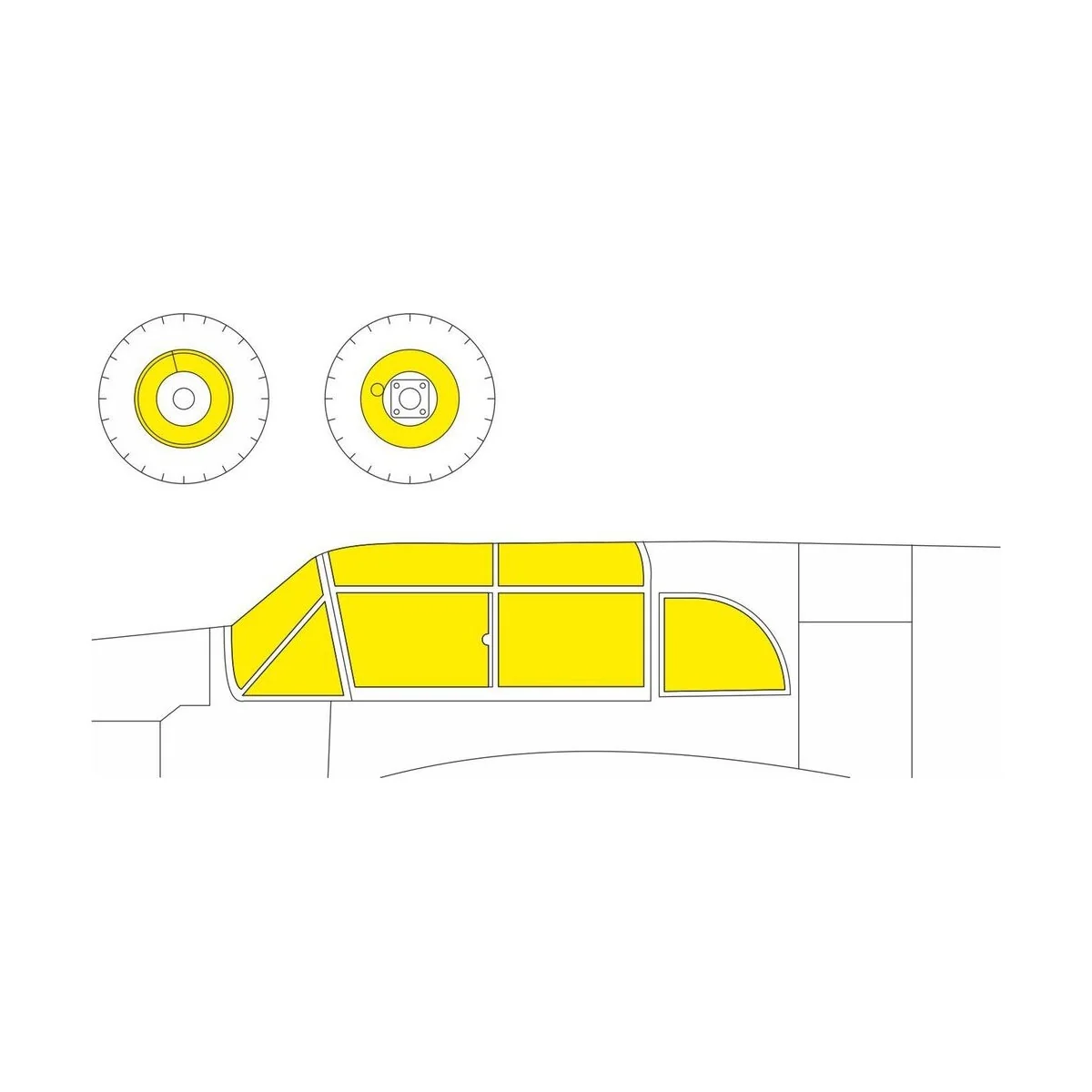 Bf 108 TFace 1/48 EDUARD - Eduard Accessories EX1020