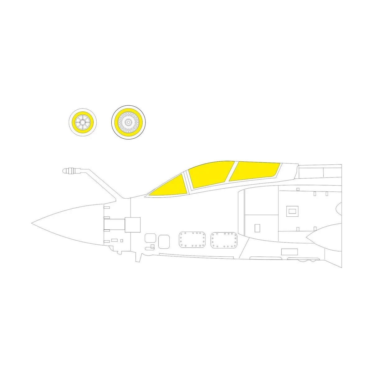 Buccaneer S.2B AIRFIX - Eduard Accessories EX1034
