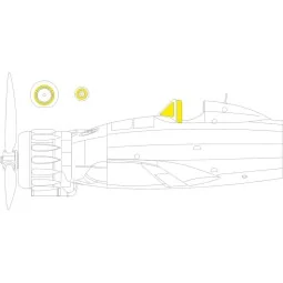 MC.200 TFace ITALERI - Eduard Accessories EX1039