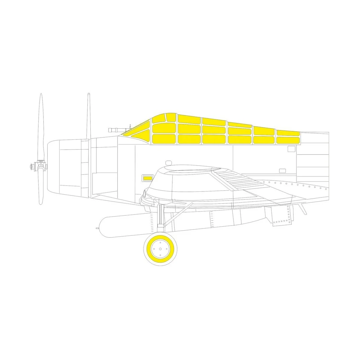 TBD-1 TFace HOBBY BOSS, 1/48 - Eduard Accessories EX1047