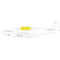 P-51B/C framed canopy, 1/48 - Eduard Accessories EX1051