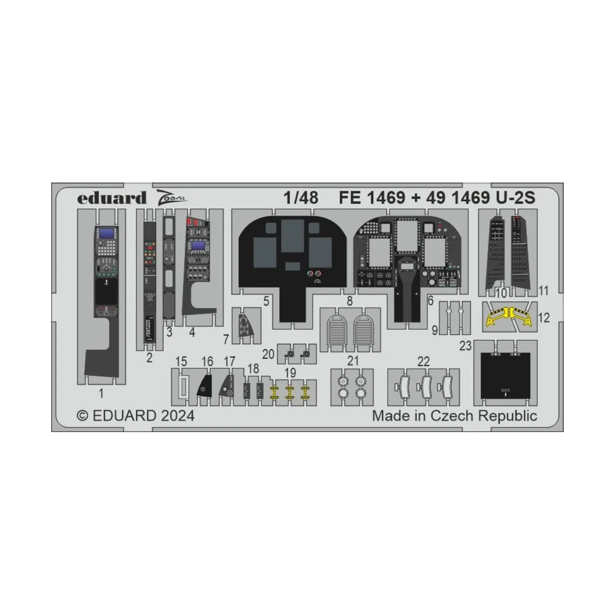 B-17F (alternate nose, frame X) TFace EDUARD - Eduard Accessories E...
