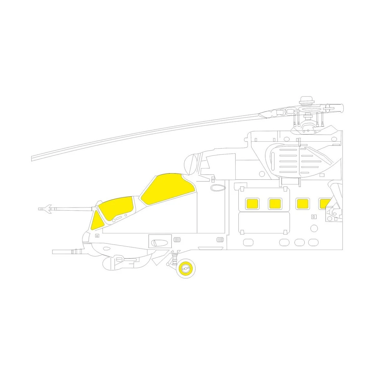 Mi-24P TFace - Eduard Accessories EX1072
