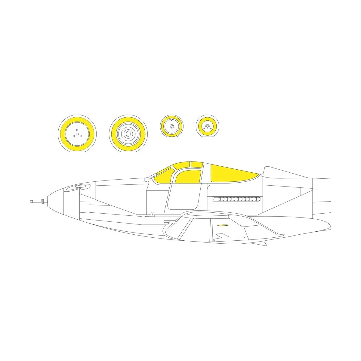 P-39N, 1/48 - Eduard Accessories EX1073 P-39N, 1/48 - Eduard Accessories EX1073