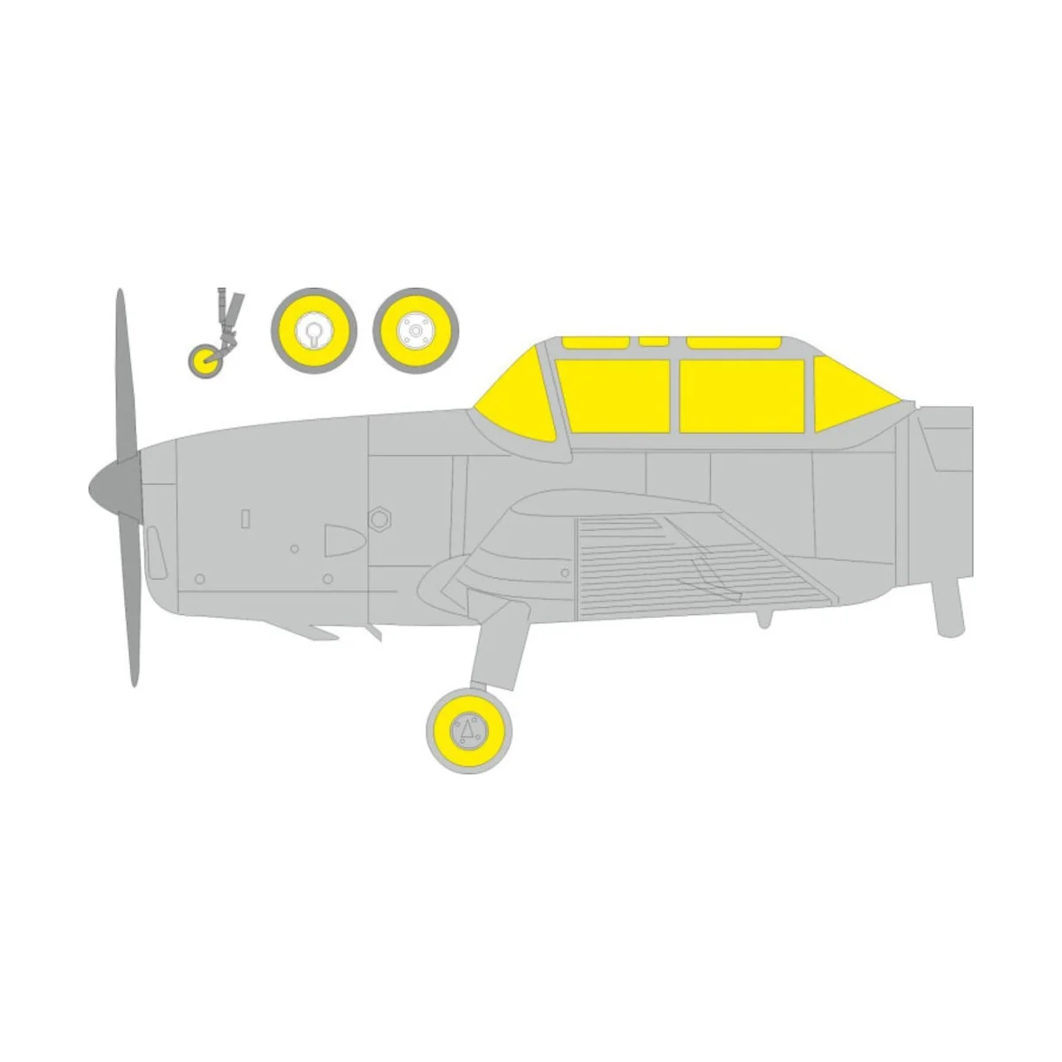 Chipmunk T.20 AIRFIX, 1/48 - Eduard Accessories EX1085