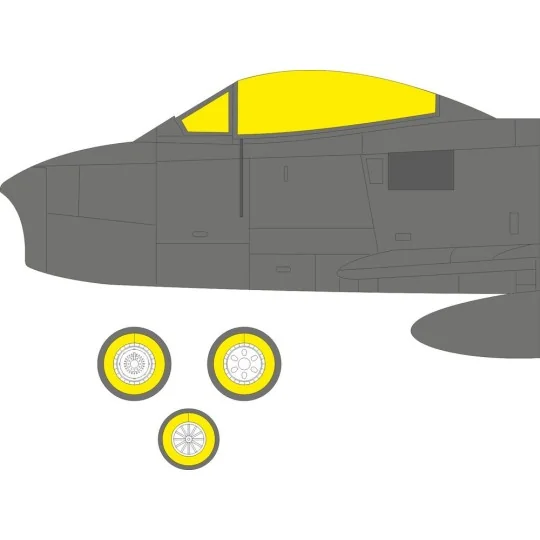 F-86F-25/30 AIRFIX - Eduard Accessories EX1090