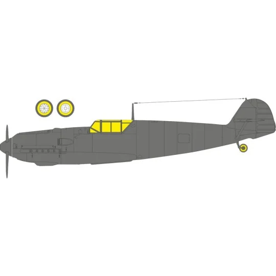 Bf 109E-3 TFace HOBBY BOSS - Eduard Accessories EX1093