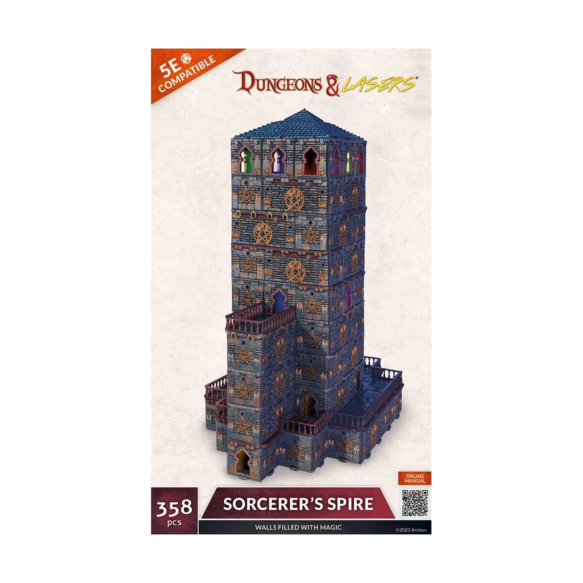 Dungeons & Lasers Starter Set: SORCERER'S SPIRE - Archon Studio DNL...