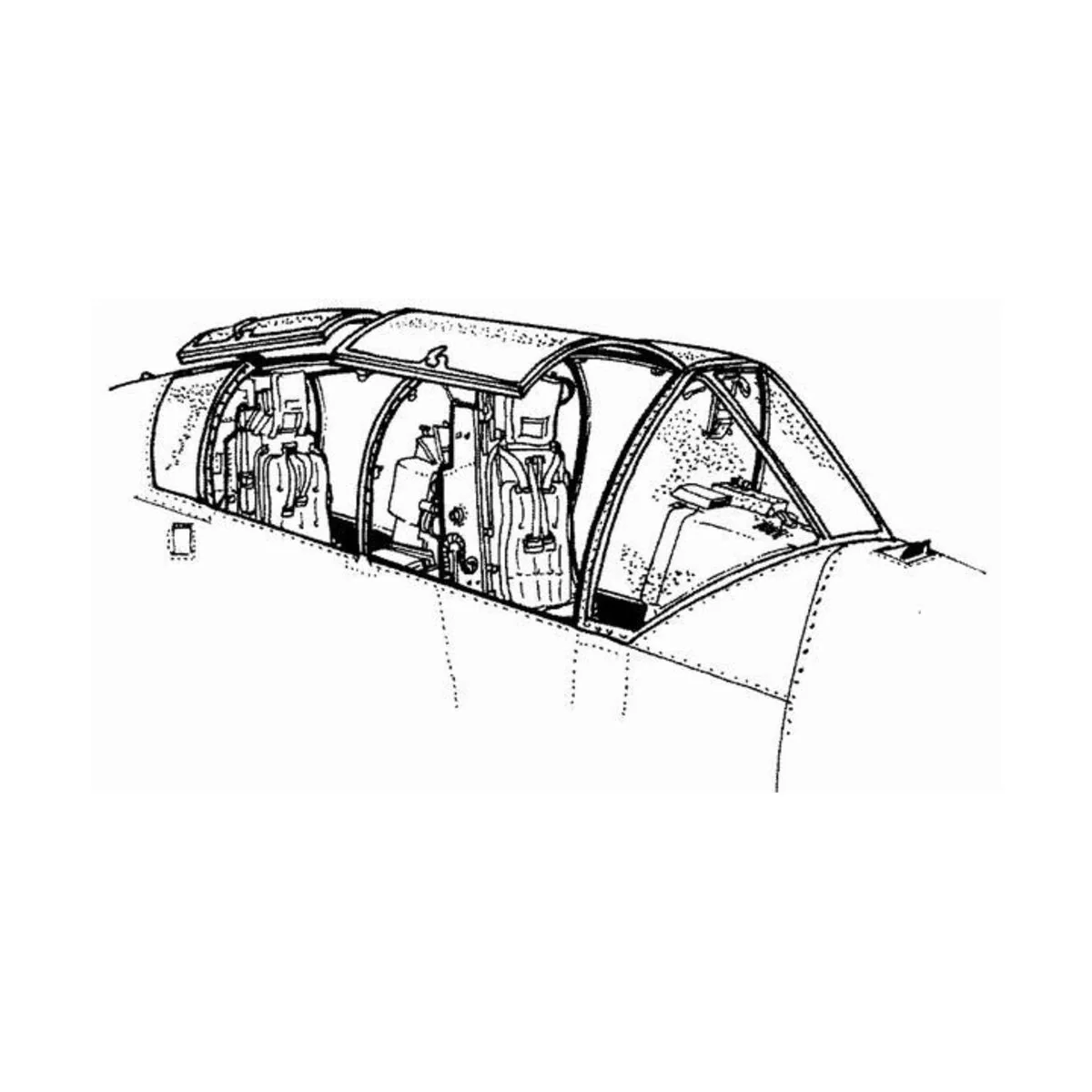 OV-10A Interior Set, 1/72 - CMK 129-7025