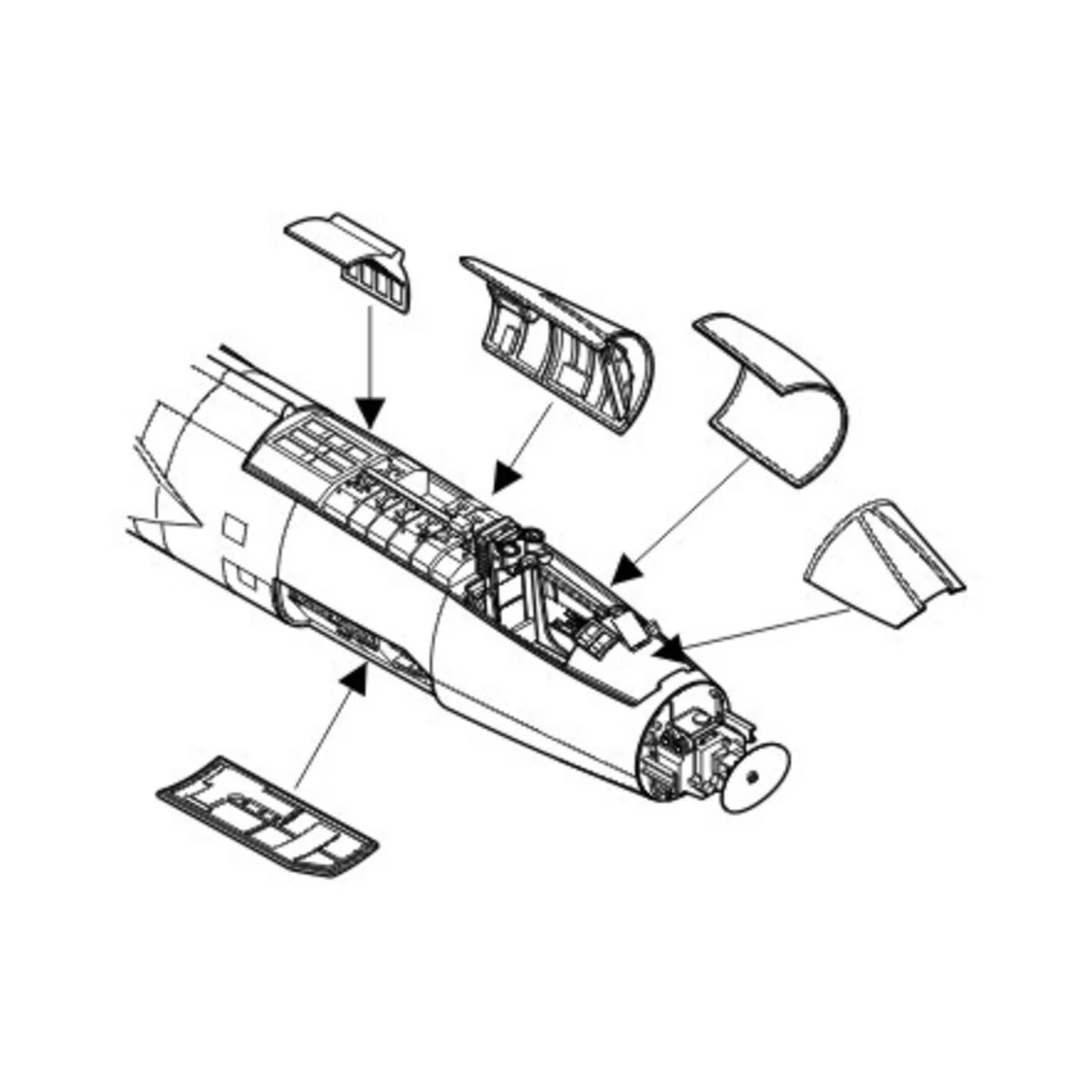 F-104S/G Interior Set, 1/72 - CMK 129-7056 F-104S/G Interior Set, 1/72 - CMK 129-7056