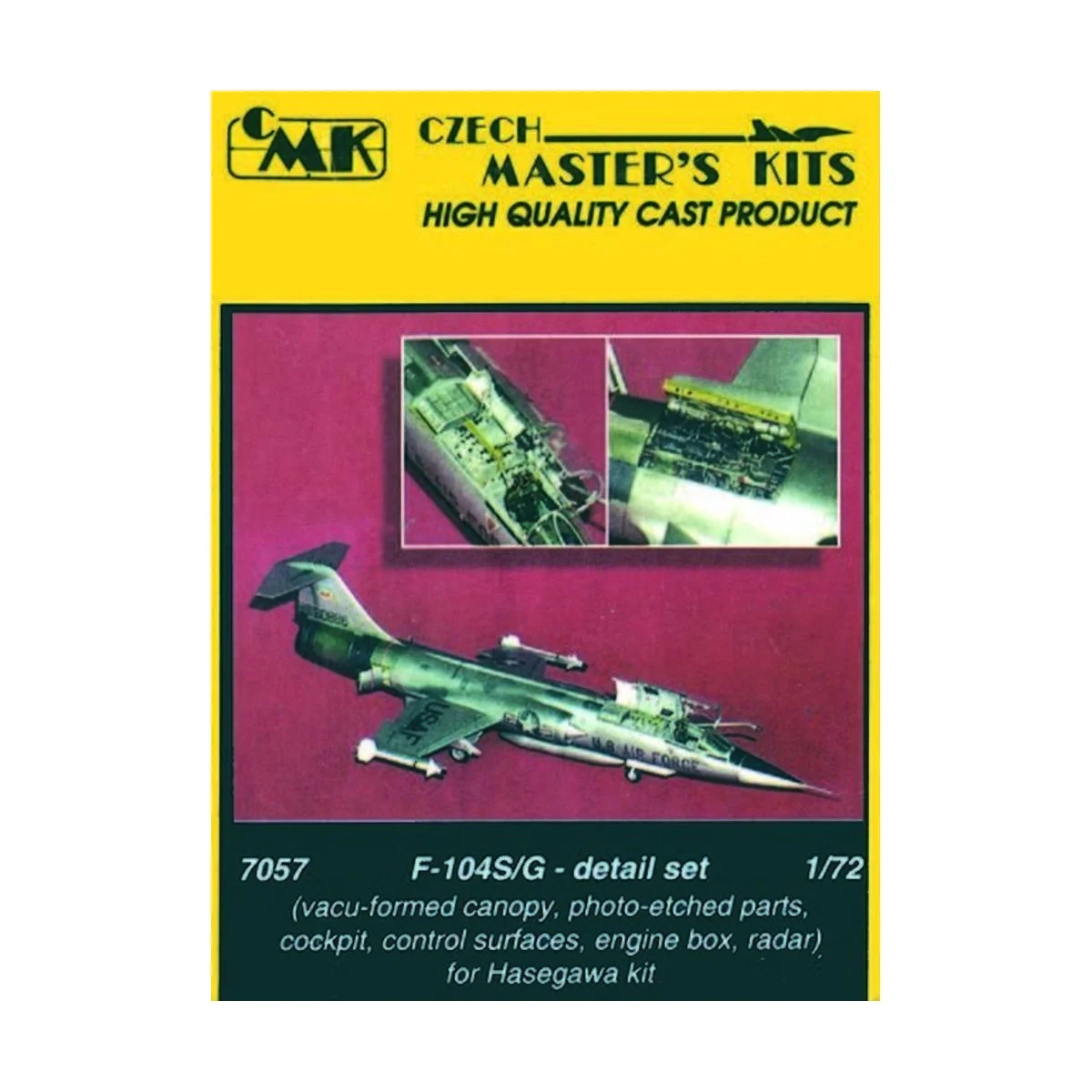 F-104S/G Detail Set, 1/72 - CMK 129-7057