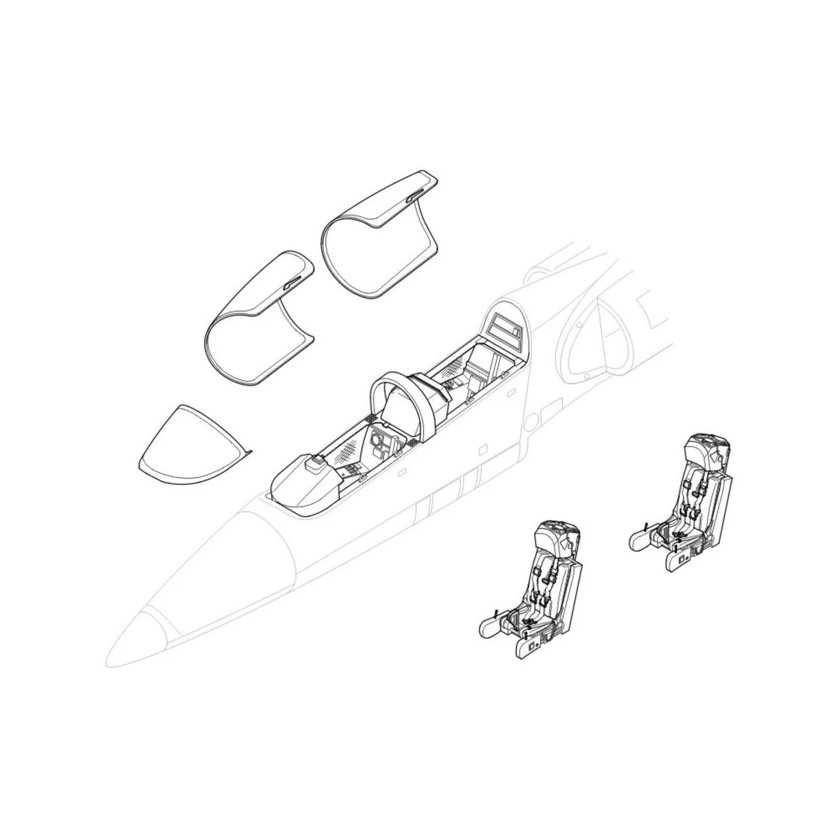 L-39 C/ZA Interior Set - CMK 129-7083