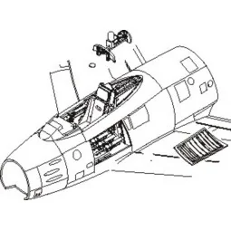 F-86F sabre Interior Set - CMK 129-7112