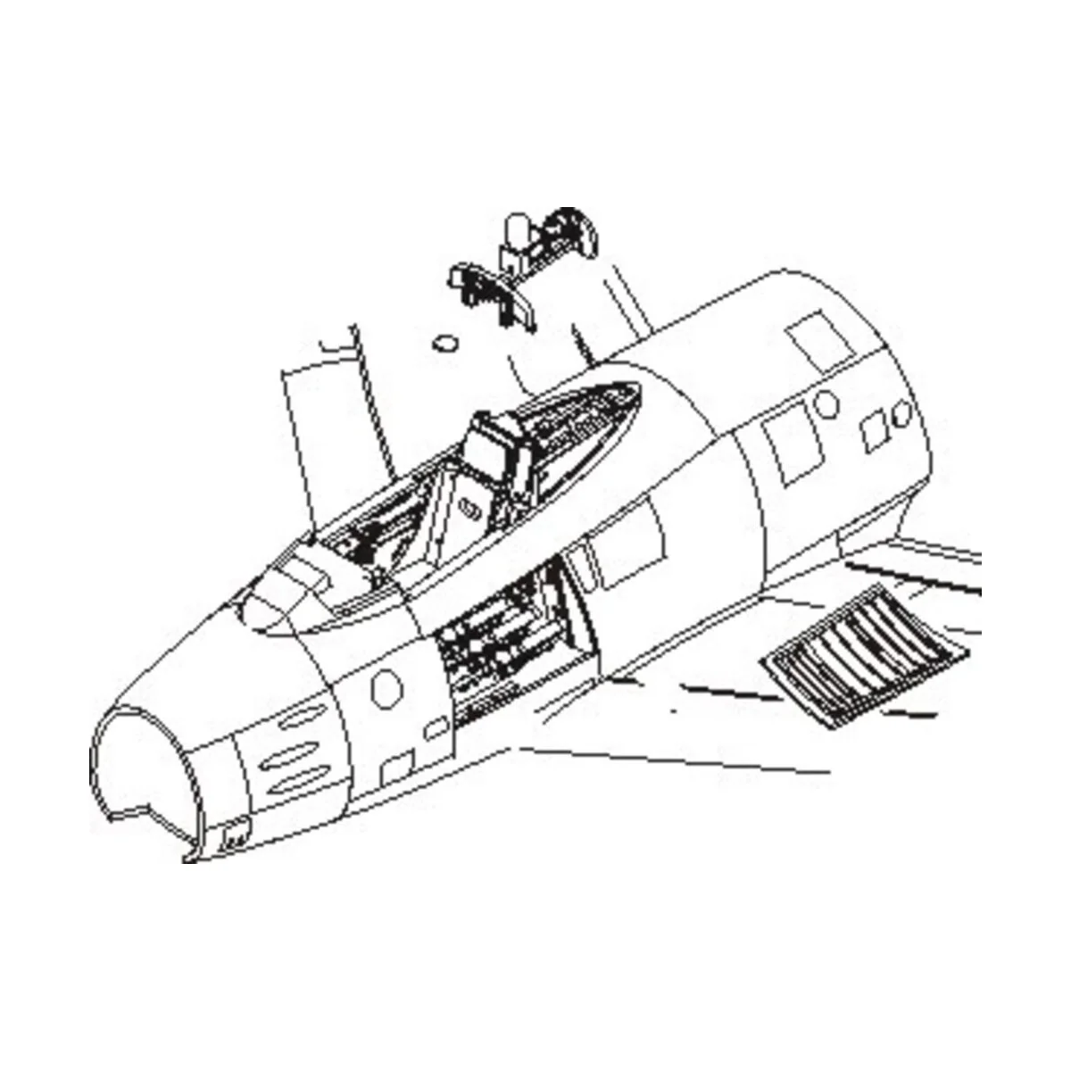 F-86F sabre Interior Set, 1/72 - CMK 129-7112 F-86F sabre Interior Set, 1/72 - CMK 129-7112