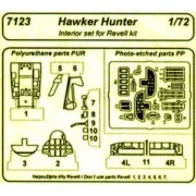 Hawker Hunter Interior Set für Revell-Bausatz, 1/72 - CMK 129-7123