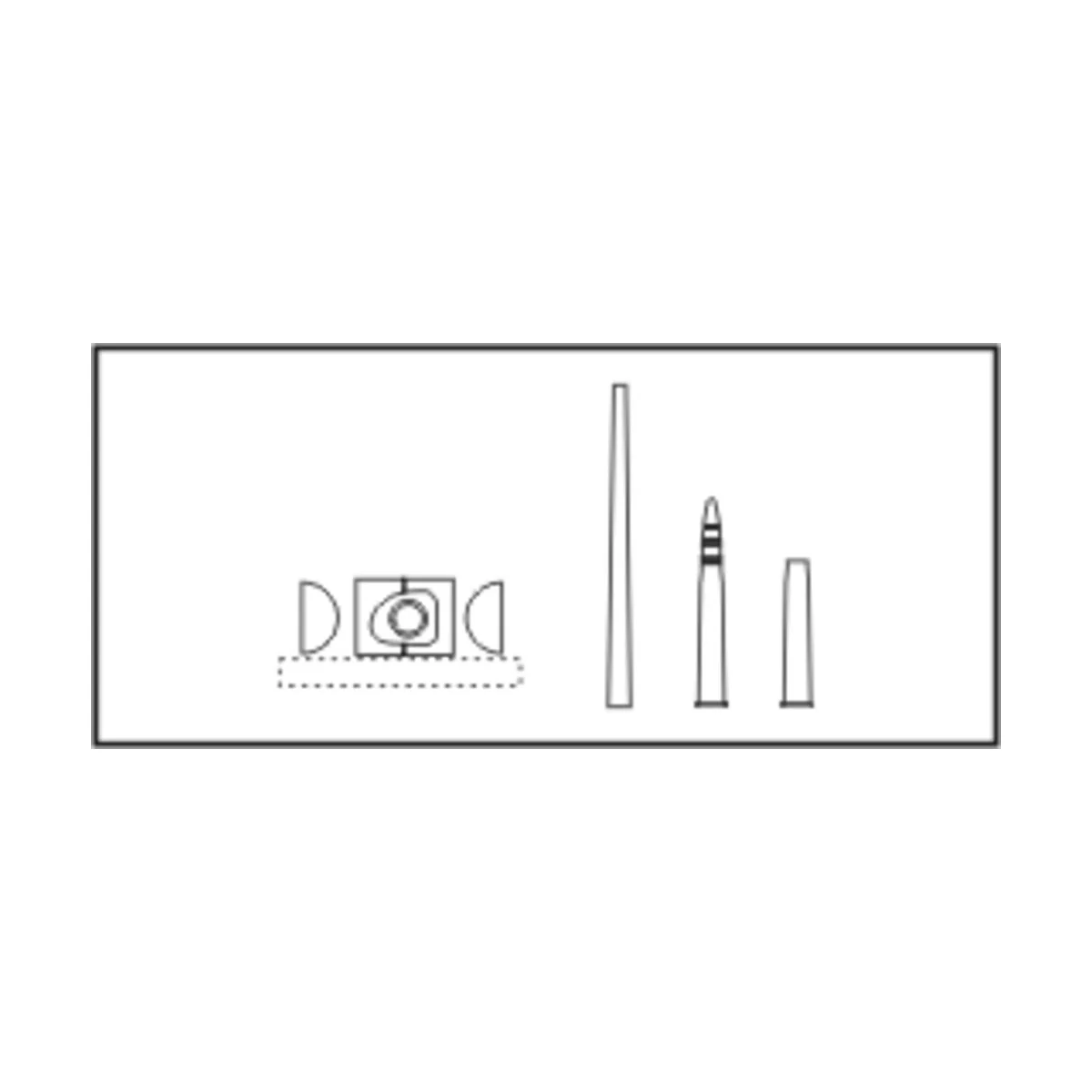 IS-1 / IS-85 85 mm D5-t gun mit Patronen - CMK 129-BE72002