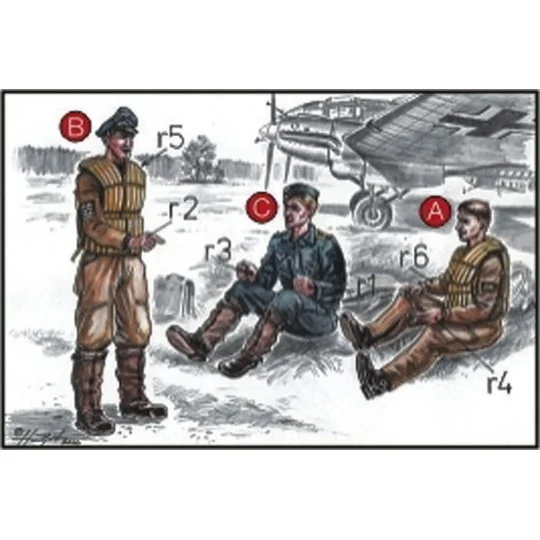 Deutsche Bomber Piloten - CMK 129-F72038